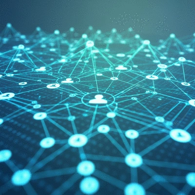 Abstract representation of data analytics and user engagement